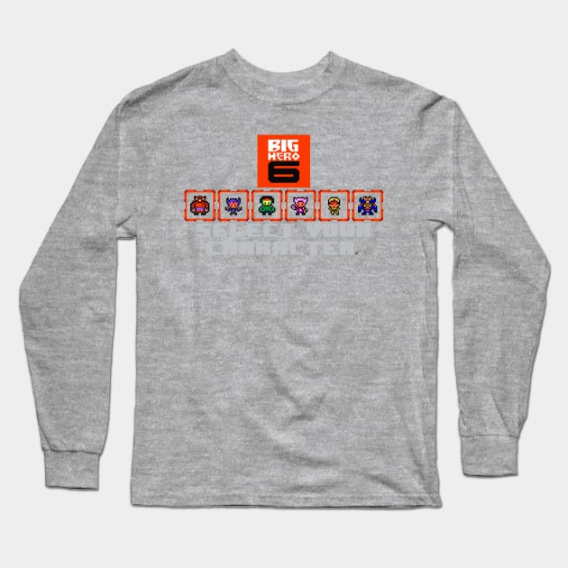 Big Hero 6 Select Screen Long Sleeve T-Shirt by MastaKong19